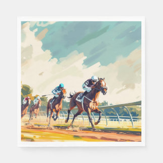 BIG "D" RACE PAPIER NAPKIN SERVIETTE