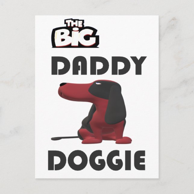 Big Daddy Hello Postkarte (Vorderseite)
