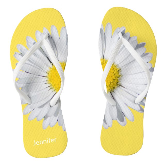 Big Daisy Flip Flops (Fußbett)