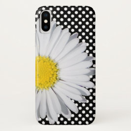 Big Daisy und Polka Dot iPhone X Fall Case-Mate iPhone Hülle