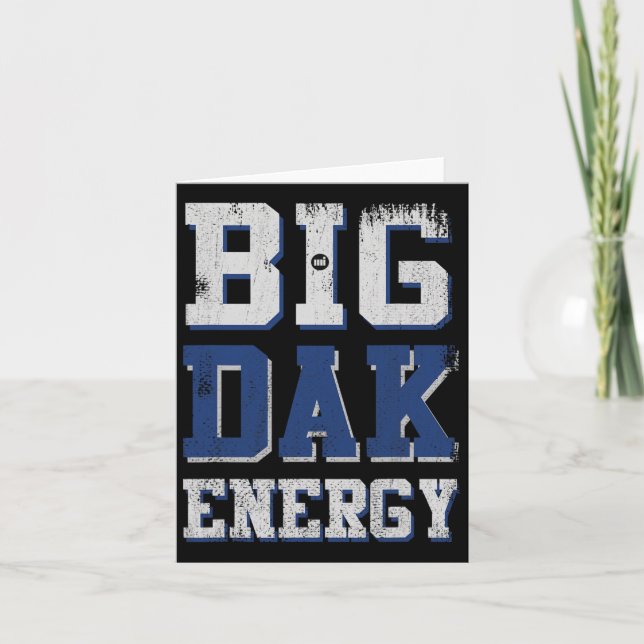 Big Dak Energy Karte (Vorderseite)