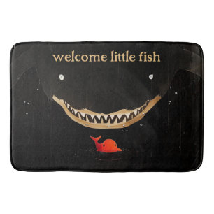 Big Dark Shark Badematte