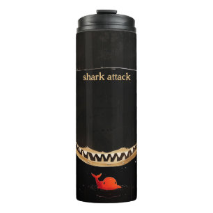 Big Dark Shark Thermosbecher