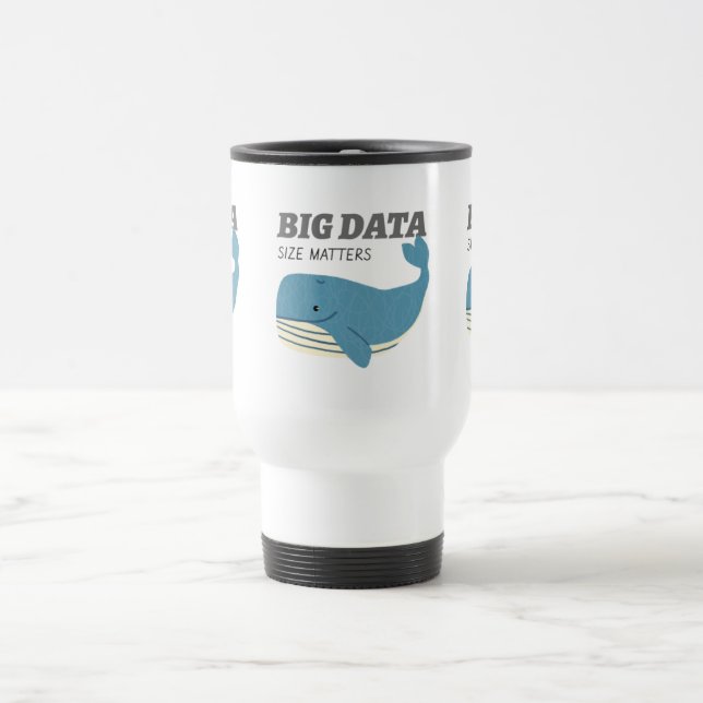 Big Data taille important Mug (Centre)