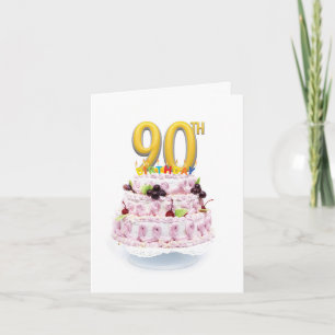 Big Day Meilensteine 90 - Geburtstag Karte