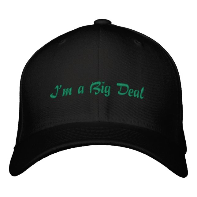 Big Deal - Baseball Cap Bestickte Baseballkappe (Vorderseite)