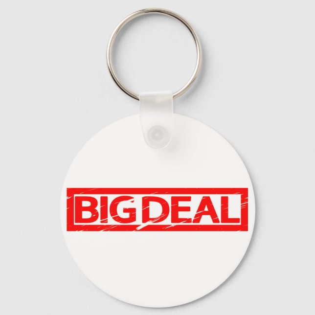 Big-Deal-Briefmarke Schlüsselanhänger (Vorderseite)