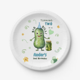 Big Dill Pickle Boy Birthday Any Age Pappteller