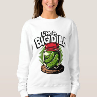 Big Dill Pickle Jar Grafik für Pickle Liebhaber Sweatshirt