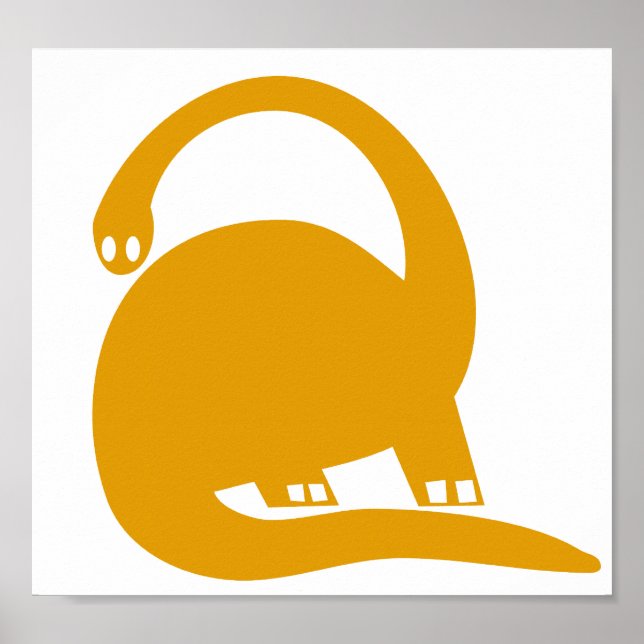 Big Dinosaur Kinderzimmer Poster (Vorne)