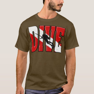 Big Dive Original Scuba Diving Tauchsport Speerfis T-Shirt