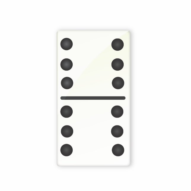 Big Domino Freistehende Fotoskulptur (Vorne)