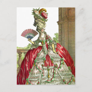 Big Dress Big Hair Postkarte