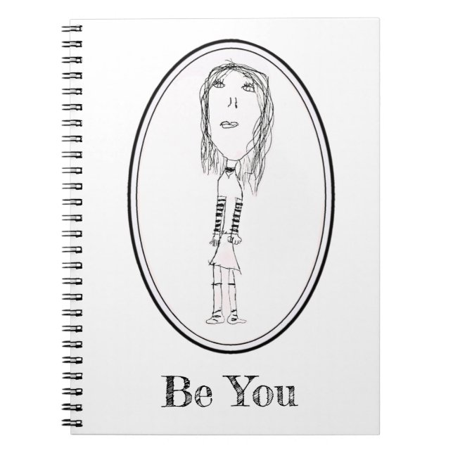 Big Ead Face (May-Jean) Notizblock (Vorderseite)