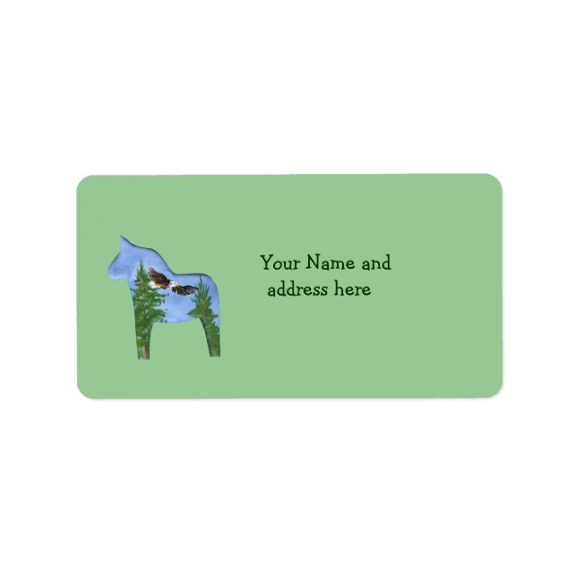 Big Eagle Address Label Adressaufkleber (Vorne)