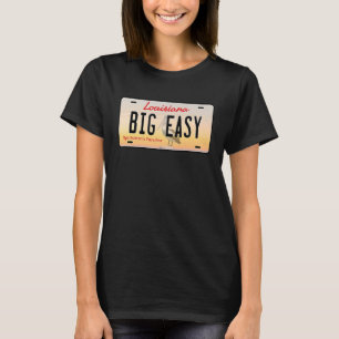 Big Easy Louisiana Nummernschild T-Shirt