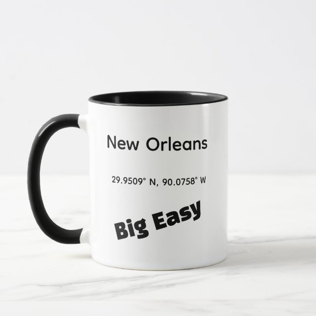 Big Easy New Orleans Coffee Mug Tasse (Links)