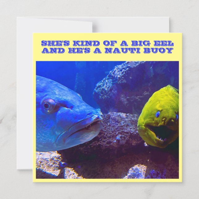 BIG EEL NAUTI BUOY CRUISE SCHIFF TÜR MAGNET (Vorderseite)