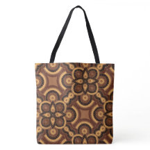 Big Ethnic Geometric Tote Bag