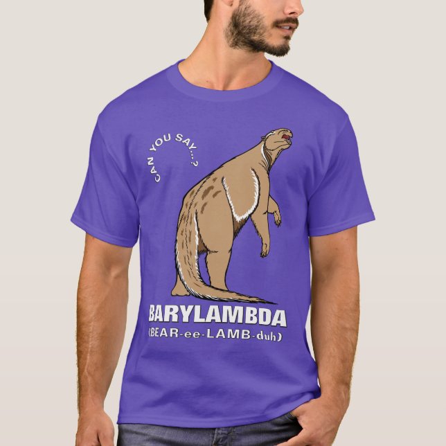 Big Extinct Names (#2): Barylambda T-Shirt (Vorderseite)