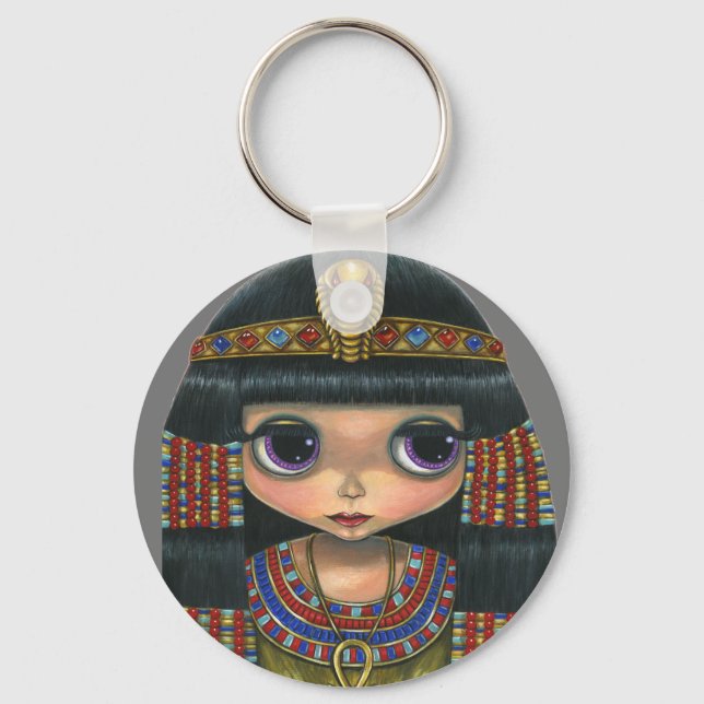 Big Eye Cleopatra Girl Doll Niedlich Schlüsselanhänger (Vorderseite)
