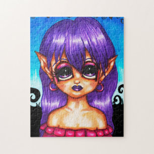 Big Eye Sinti und Roma Elf Girl Original Fantasy M