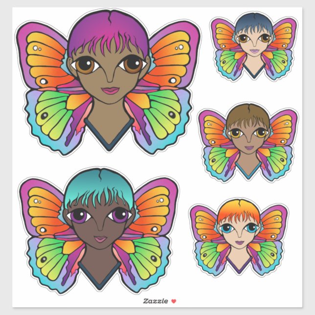 Big Eyes Aufkleber (Blatt)