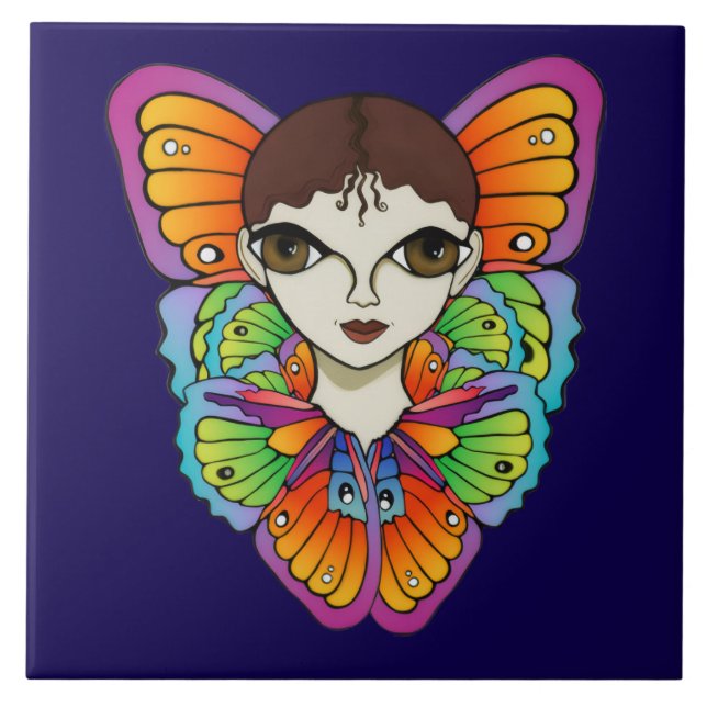 Big Eyes & Butterfells Design Fliese (Vorderseite)