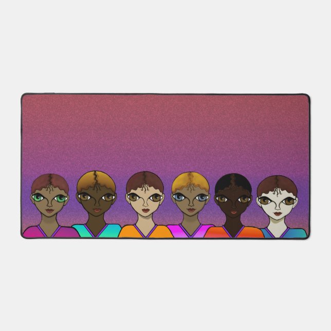 Big Eyes Design Schreibtischunterlage (Vorderseite)