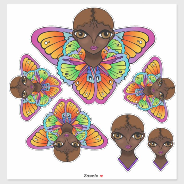 Big Eyes Sticker (Blatt)