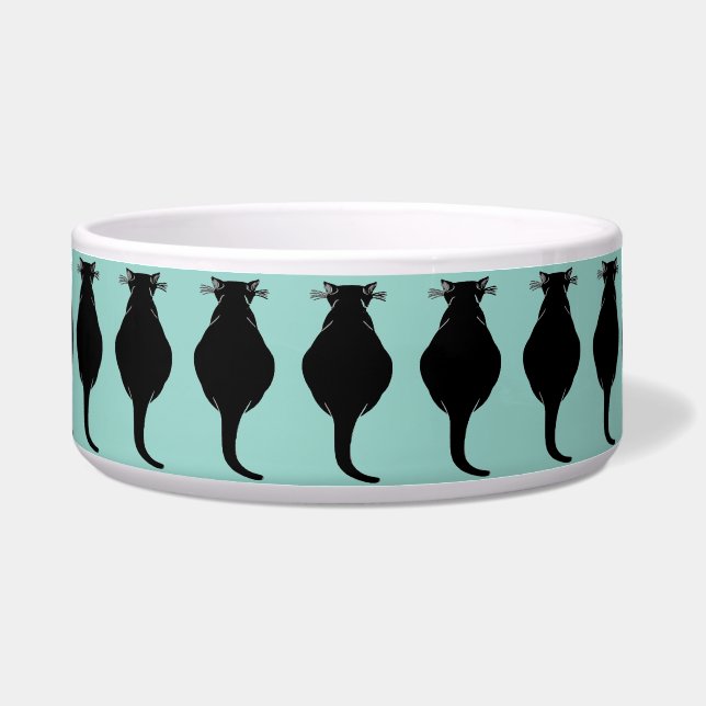 Big Fat Black Cat Napf (Vorderseite)