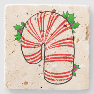 Big Fat Candy Cane Steinuntersetzer