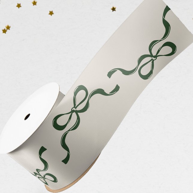 Big Festivals Bows Green Weihnachtsfeiertag Satinband (Von Creator hochgeladen)