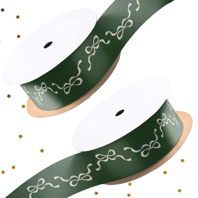 Big Festivals Bows Green Weihnachtsfeiertag Satinband (Von Creator hochgeladen)