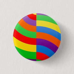 BIG-FETT-RAINBOW-STREIFEN-PAPIER BUTTON