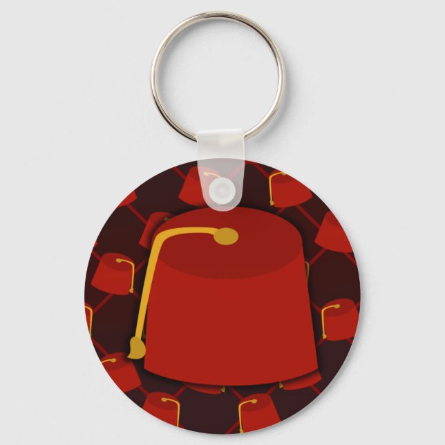 Big Fez Little Fez Schlüsselanhänger (Vorderseite)