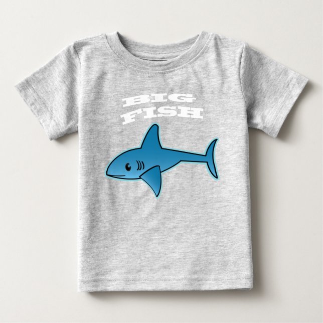 Big Fish - Baby Fine Jersey T-Shirt (Devant)