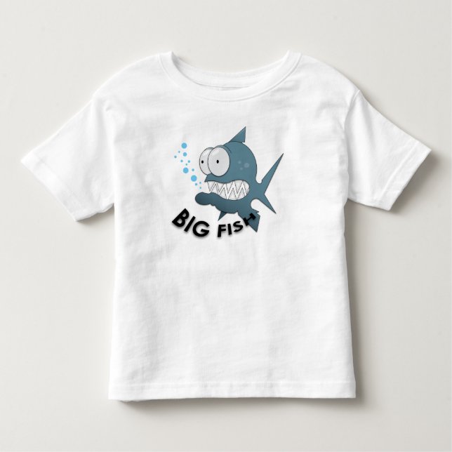 Big Fish - Kleinkind Fine Jersey T - Shirt (Vorderseite)