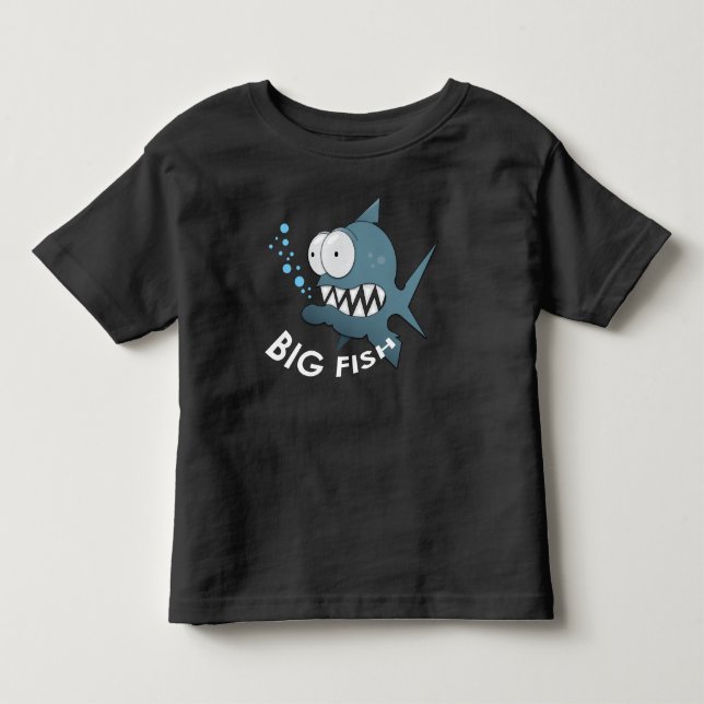 Big Fish - Kleinkind Fine Jersey T - Shirt (Vorderseite)