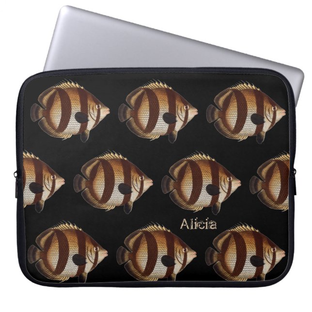Big Fish Personalisiert Laptop Sleeve Cover (Vorderseite)