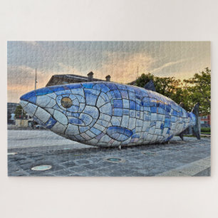 Big Fish sculpture, Belfast, Nordirland