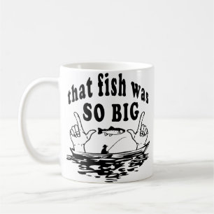 Big Fish Story drôle tasse de café