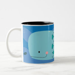 Big fish! zweifarbige tasse