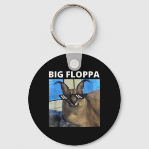 Big Floppa Meme Cat Schlüsselanhänger