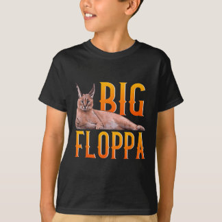 Big Floppa Meme Niedlich Caracal Cat T-Shirt