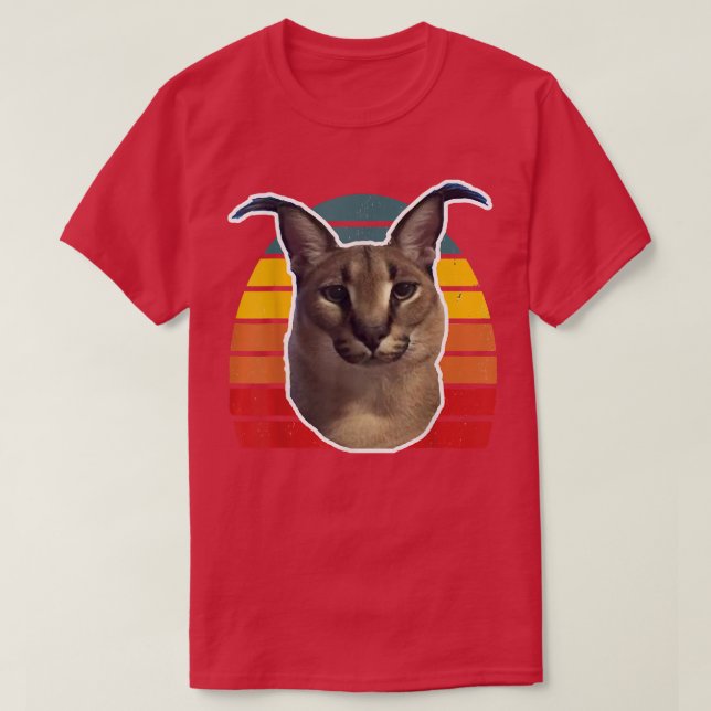 Big Floppa Meme T-Shirt (Design vorne)