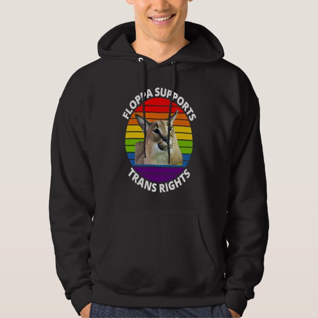 Big Floppa My Beloved Caracal Cat Meme Hoodie (Vorderseite)