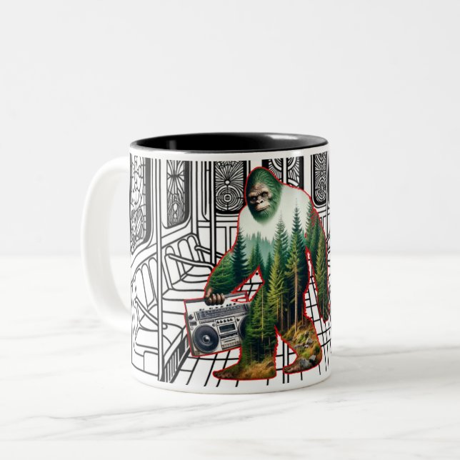 Big Foot Grooves Tasse (Vorderseite Links)