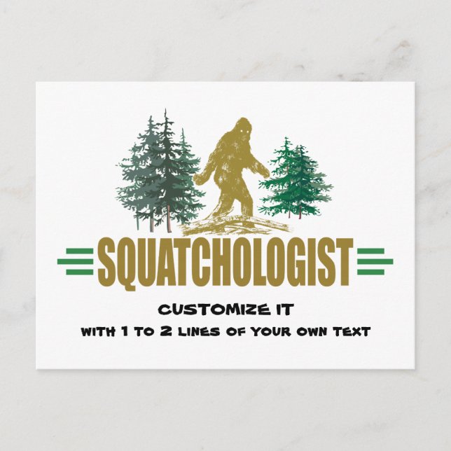 Big Foot Postkarte (Vorderseite)