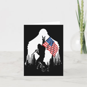 Big Foot Shirt - Bigfoot Sasquatch Amerikanische F Karte